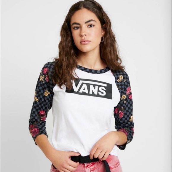 Vans Tops - Vans Checkered Logo Tee